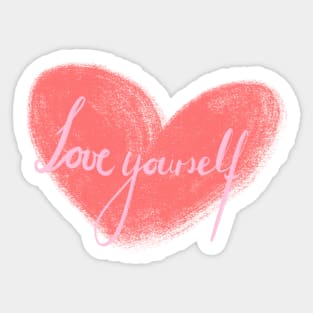 Love yourself Sticker